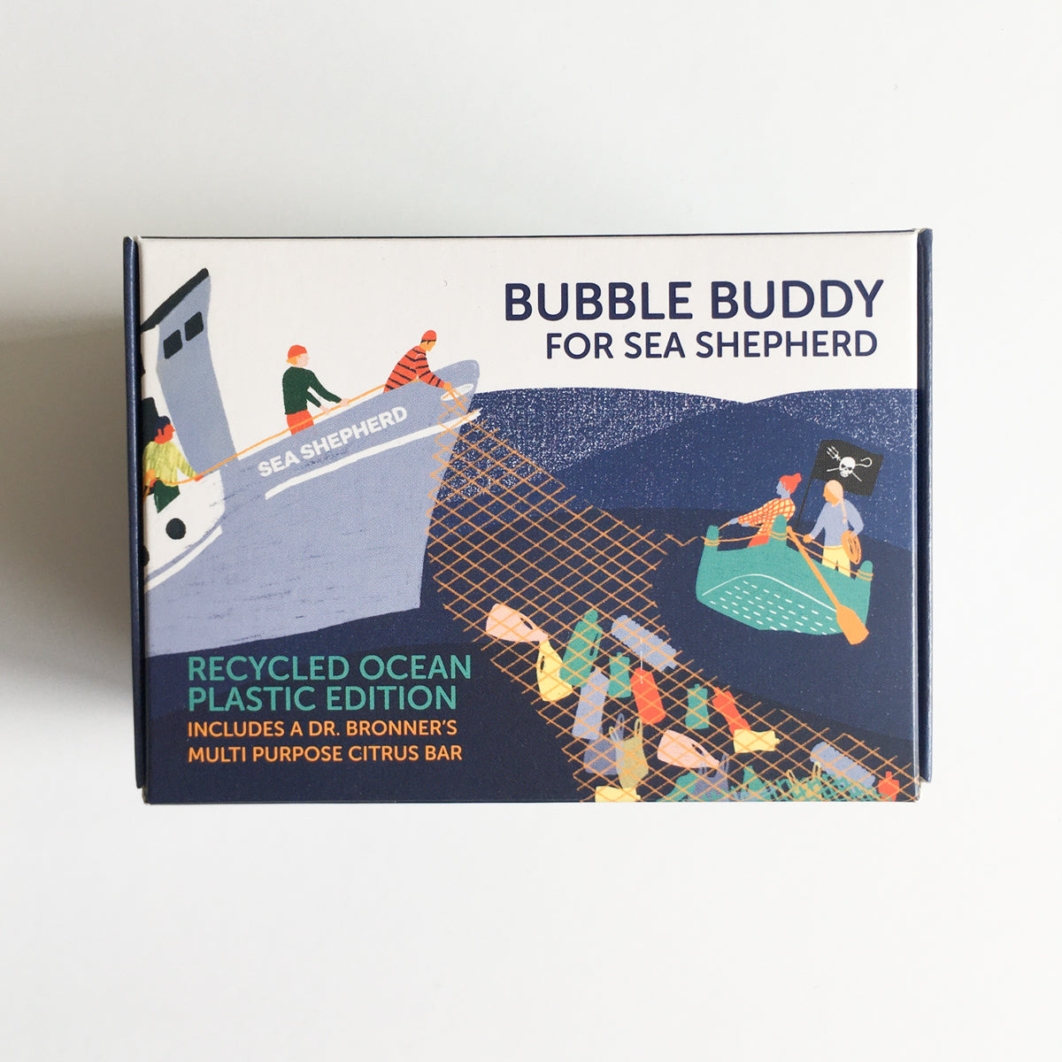 Seifenschale Ocean Plastic Bubble Buddy x Sea Shepherd von Foekje Fleur bei Wilhelm die 3.